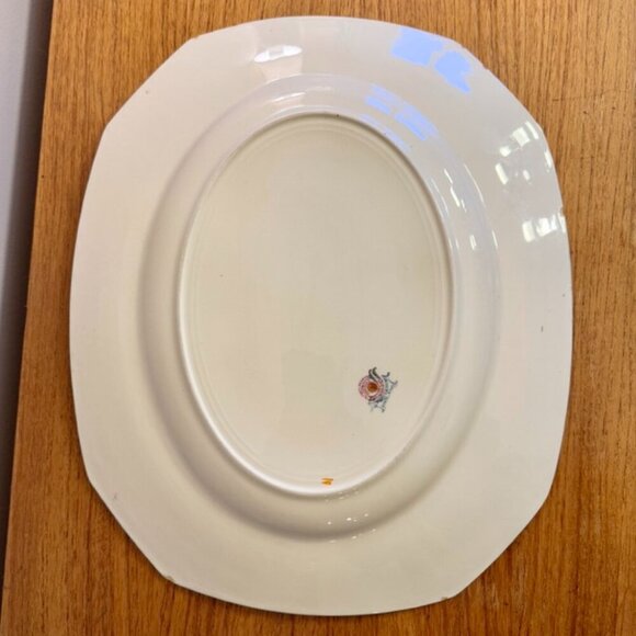 Vintage 1930s Alfred Meakin Marigold Balmoral Princess Serving Platter Art Deco - Picture 5 of 11